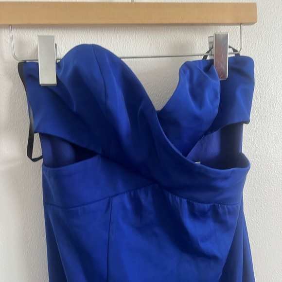 NWT NBD Sofia Gown Bright Cobalt Blue Evening Dress Reinforced Bodice Women, S - Picture 3 of 6